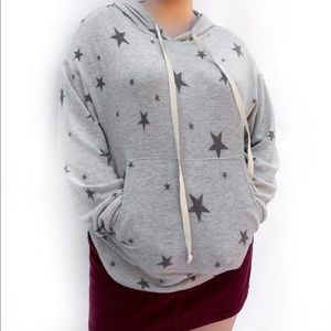 Stars Sweatshirt with Hoodie